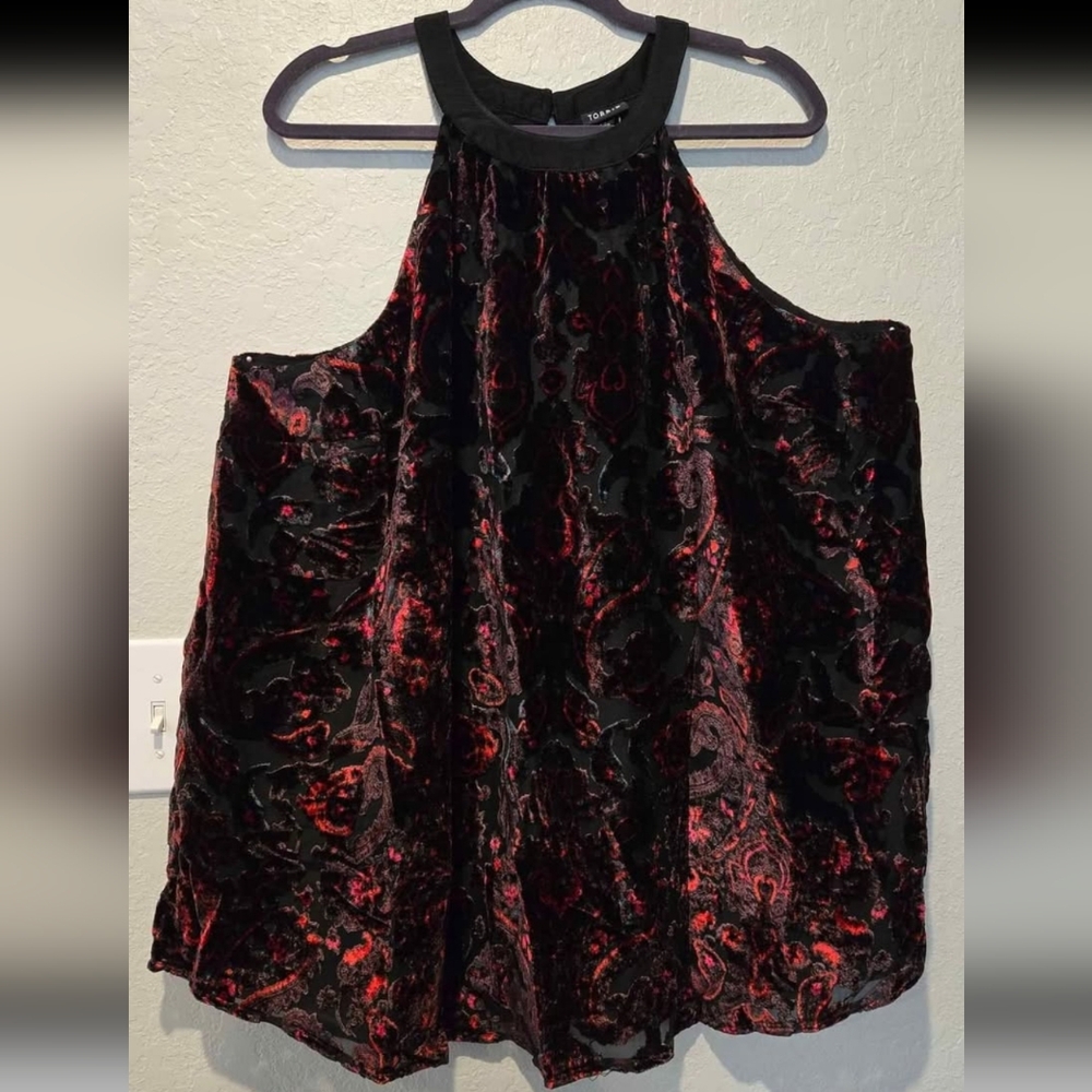 NWT Torrid Velvet Top - 3